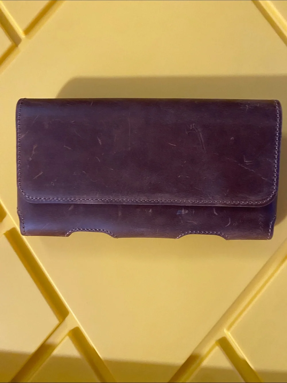 Vintage Brown Leather Phone Holster Belt Clip Waist Pouch Utility Case